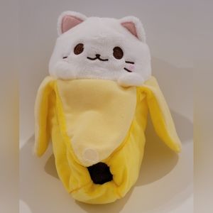 Bananya white cat Funko plush
